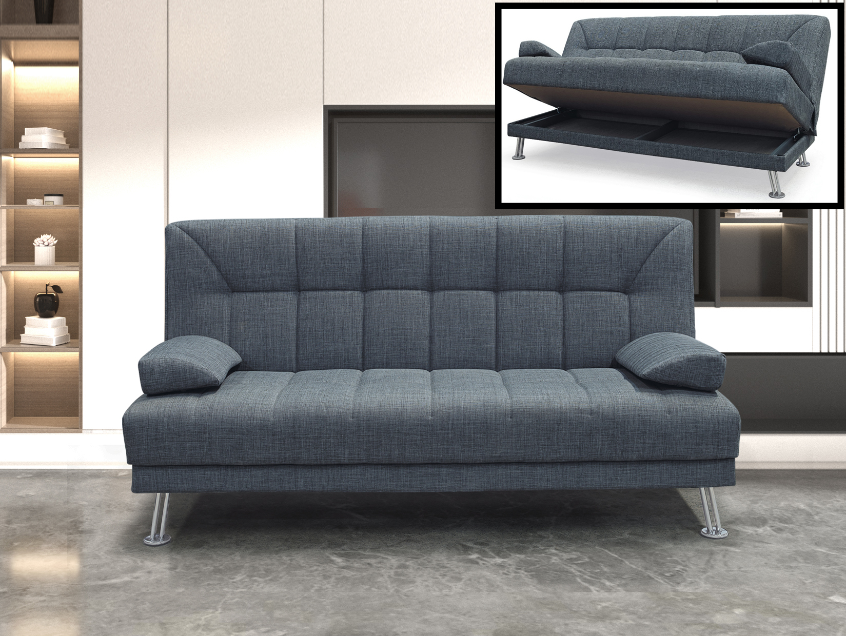 divano-letto-contenitore-3-posti-rivestimento-reclinabile-lino-grigio